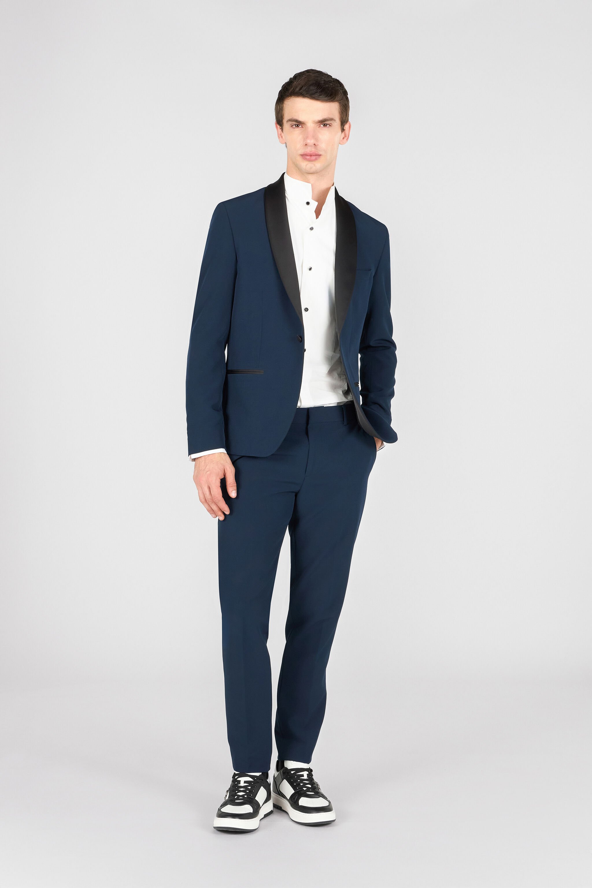 RC Completo con giacca un bottone NAVY/BLACK OOT40O-VI042