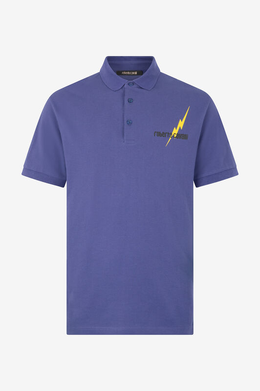 RC Polo With Print And Logo Dark blue POT64D-KB001