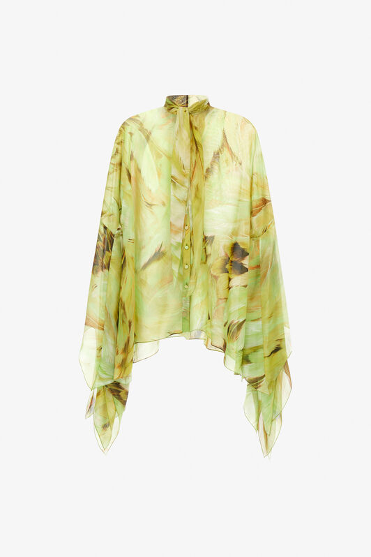 RC Plumage print shirt Verde claro SWT701-CTL71