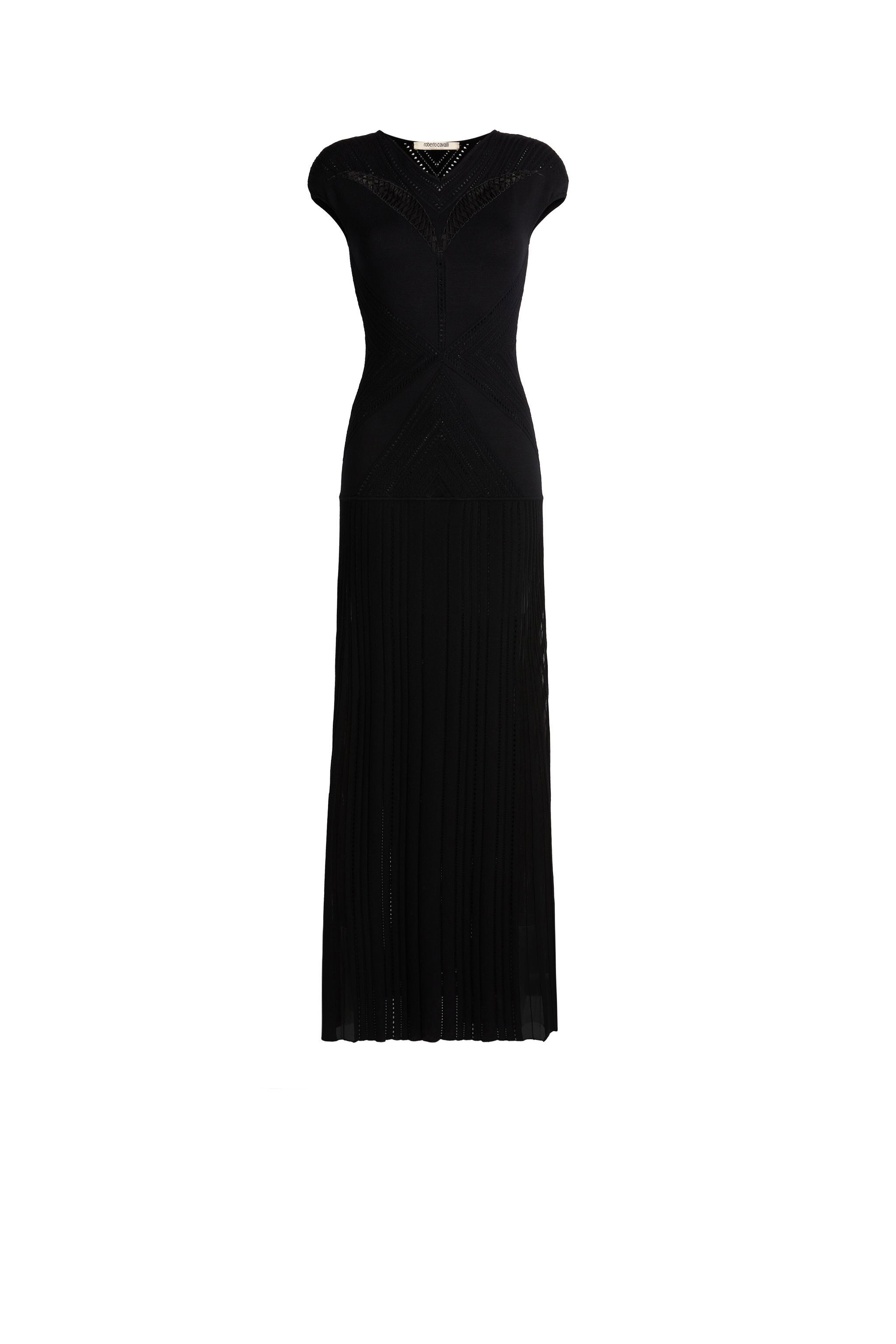RC Robe longue au crochet BLACK LQM180-MR001