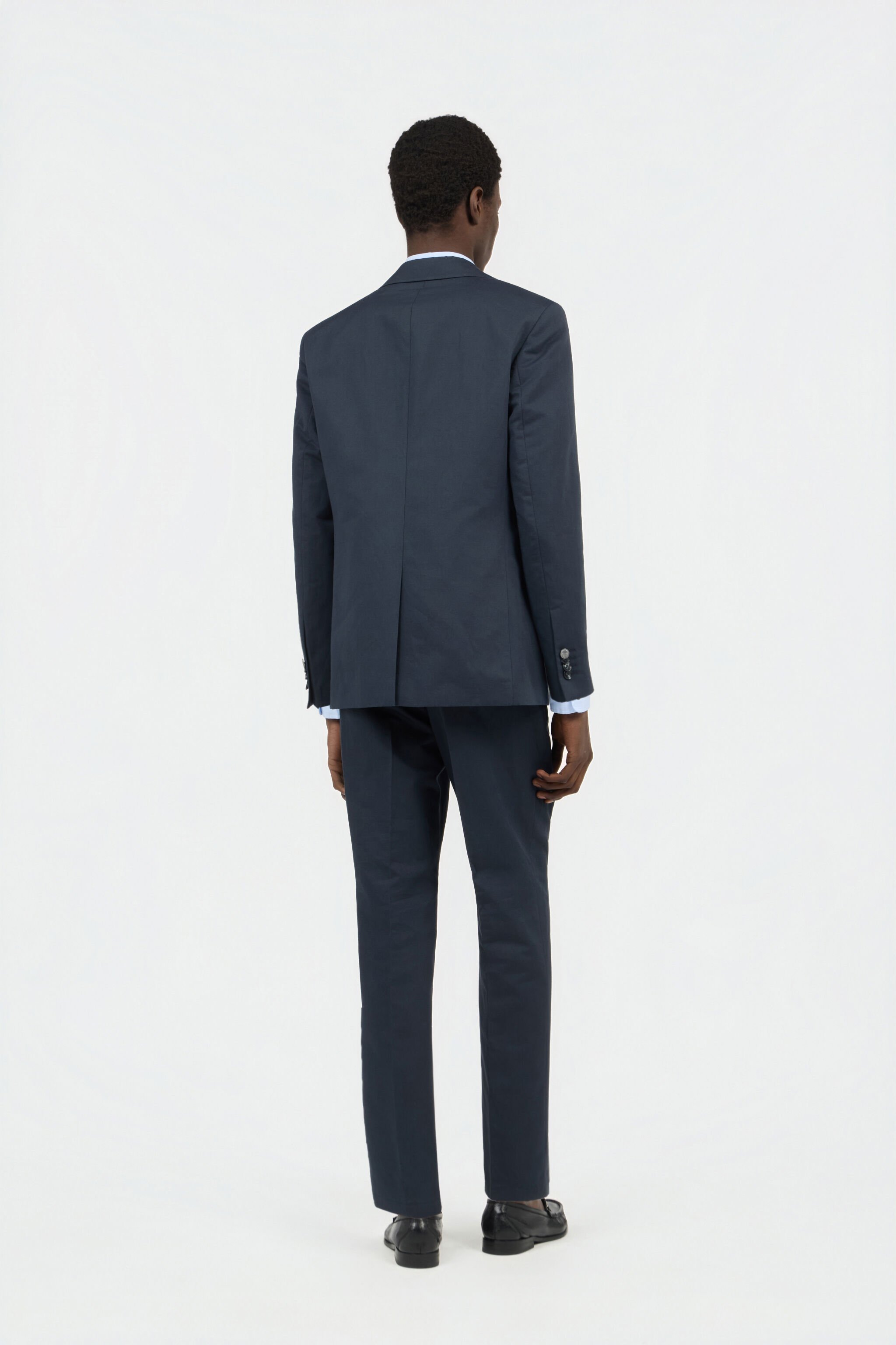 RC Blue Cotton and Linen Suit BLUE SOT40F-LG026