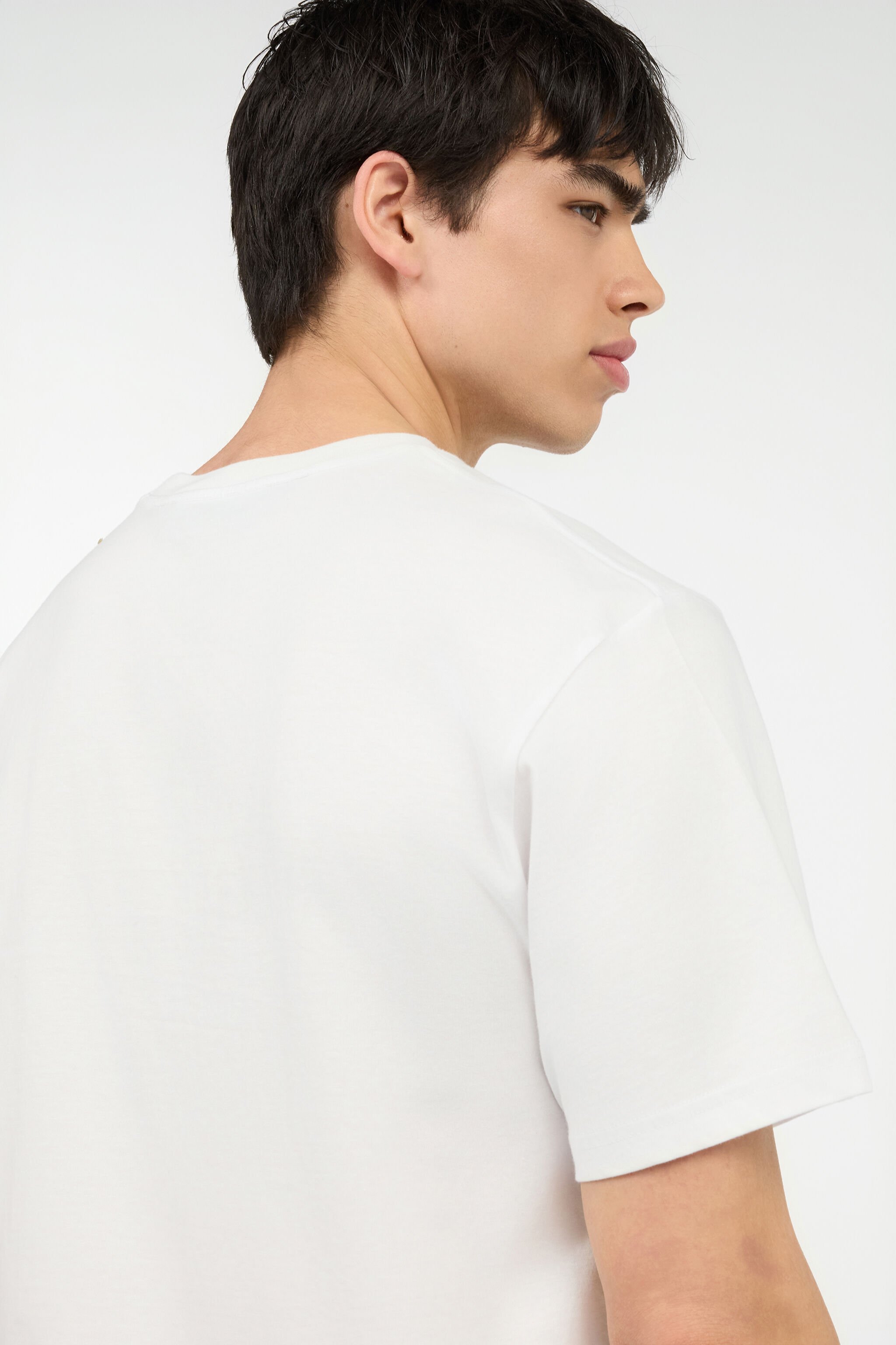 JC T-Shirt Avec Logo Floqué WHITE UFT058-UF078