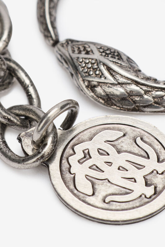 RC Collar De Cadena Con Serpiente Plata URG003-AM258