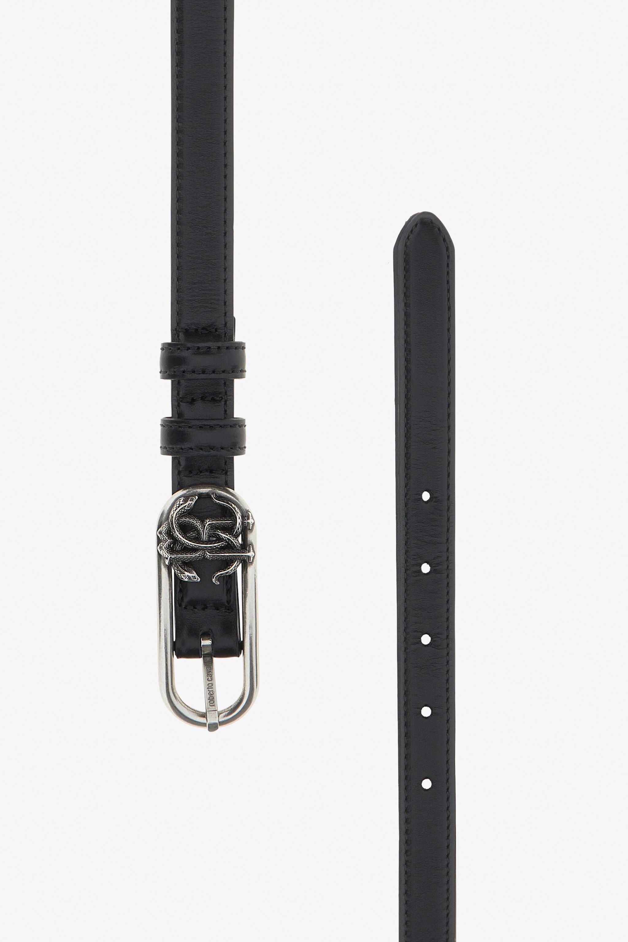 RC Belt with Monogram Mirror Snake Negro RRC002-PZ132