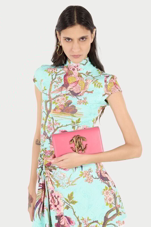 RC Shoulder bag with Monogram Mirror Snake RC Shoulder bag with Monogram Mirror Snake Fuchsia SKB112-PZ172