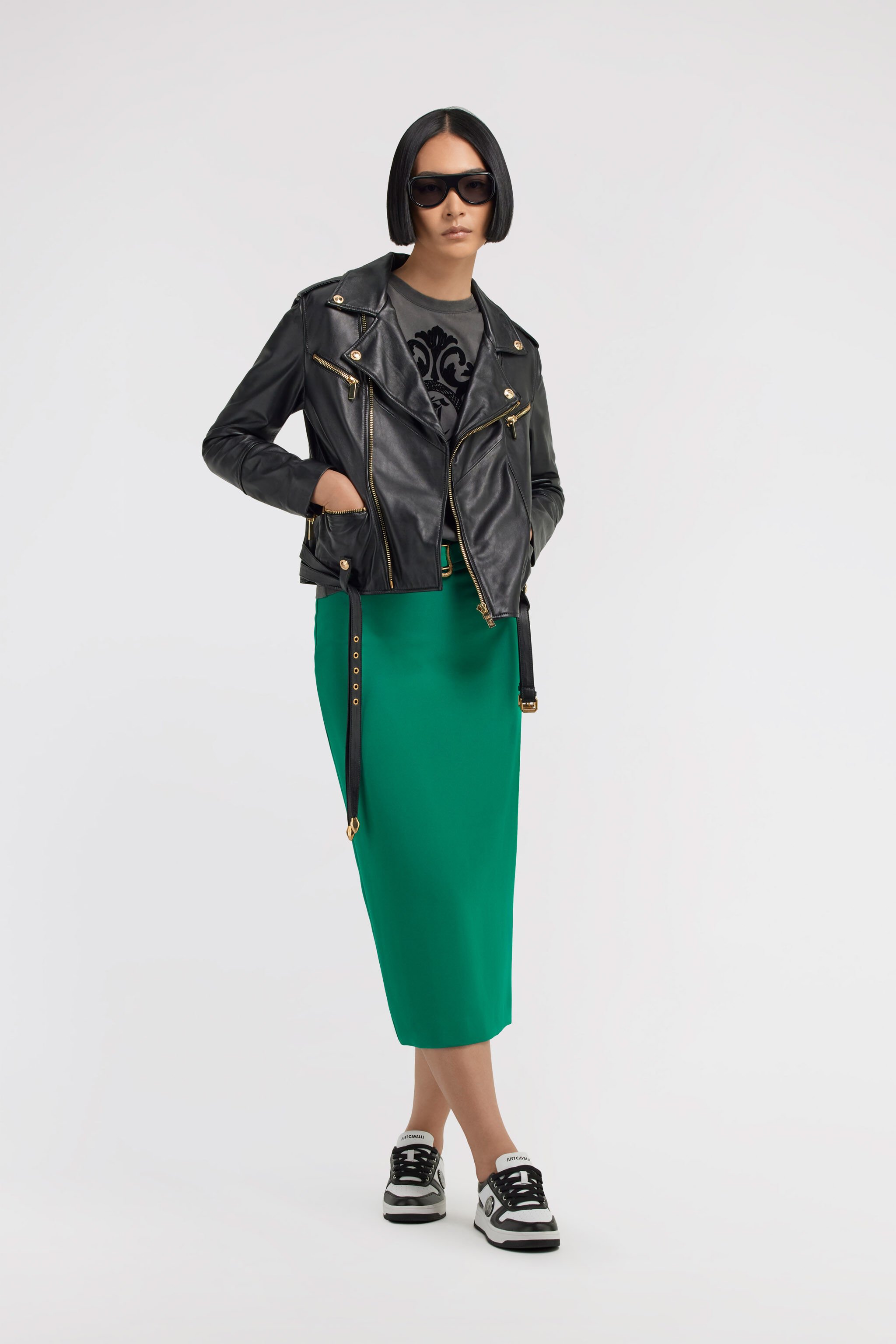 JC Just Cavalli Skirt Grün TFT093-TF139