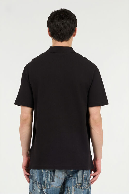 JC Polo With JC Monogram Embroidery BLACK UFT020-UF040