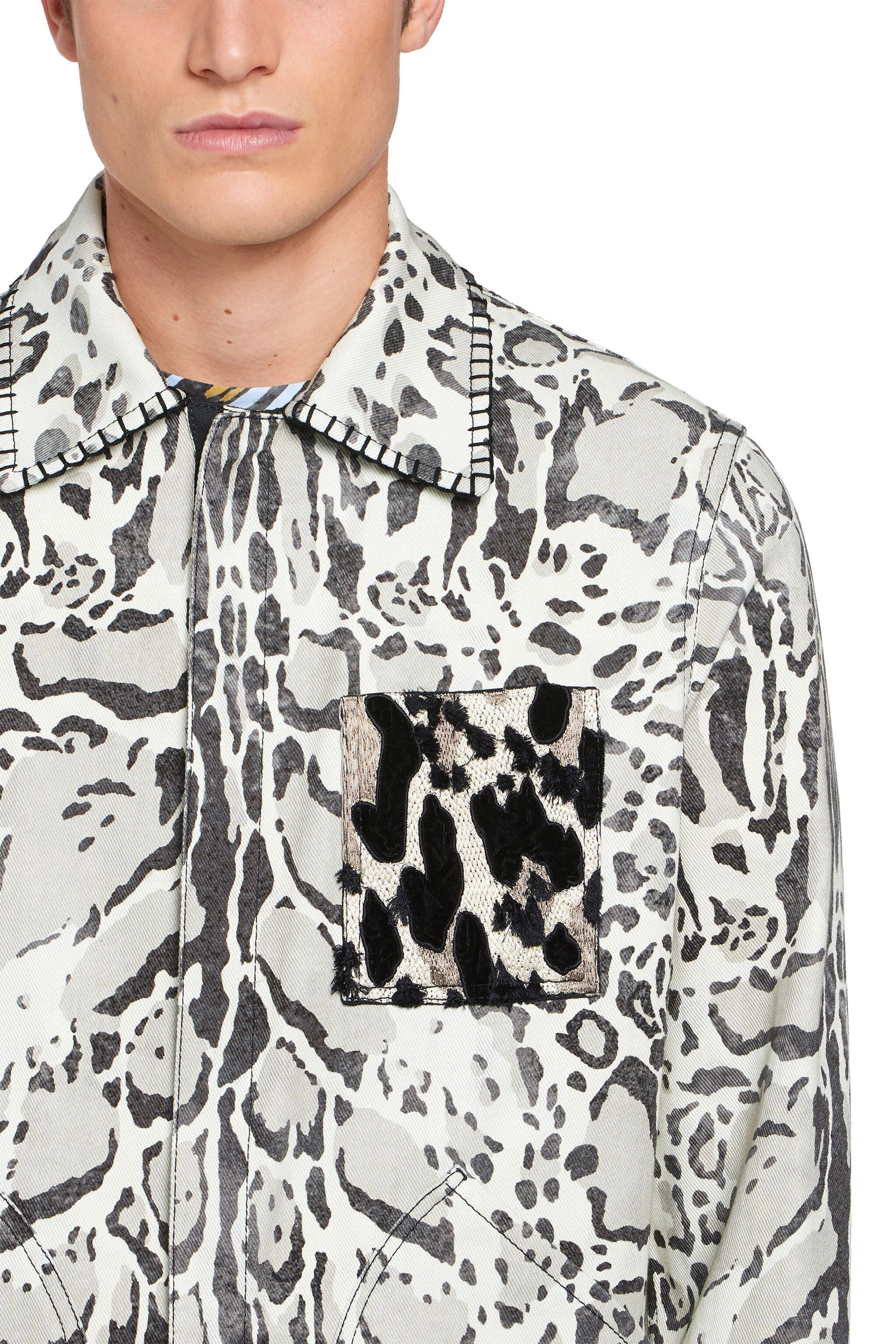 RC Veste-chemise à imprimé Lynx RC Veste-chemise à imprimé Lynx NATURAL/OFF WHITE IMR510-3IR05