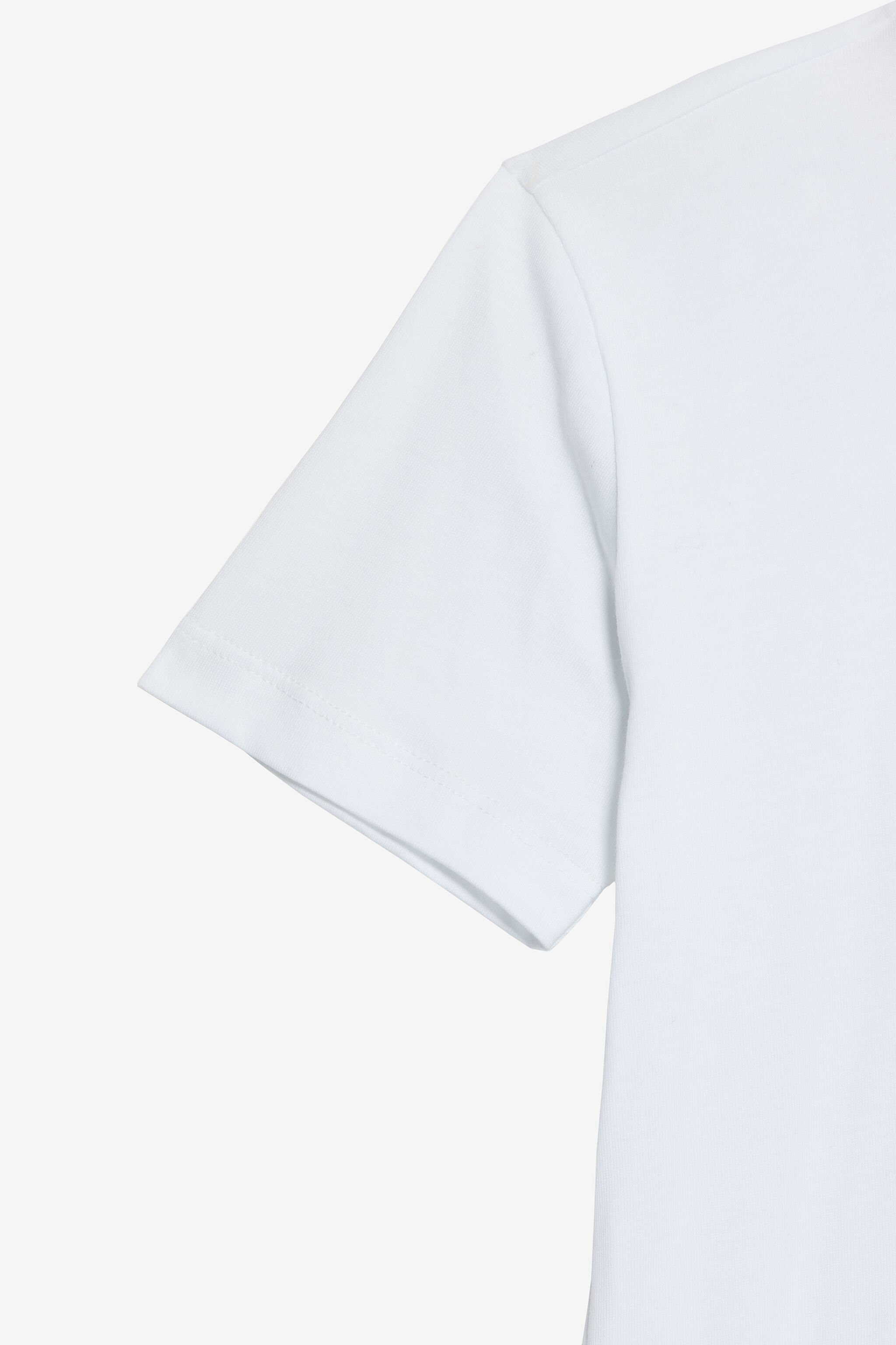 JU Optical White T-Shirt with Tiger Print OPTICAL WHITE VJT60J-JD001