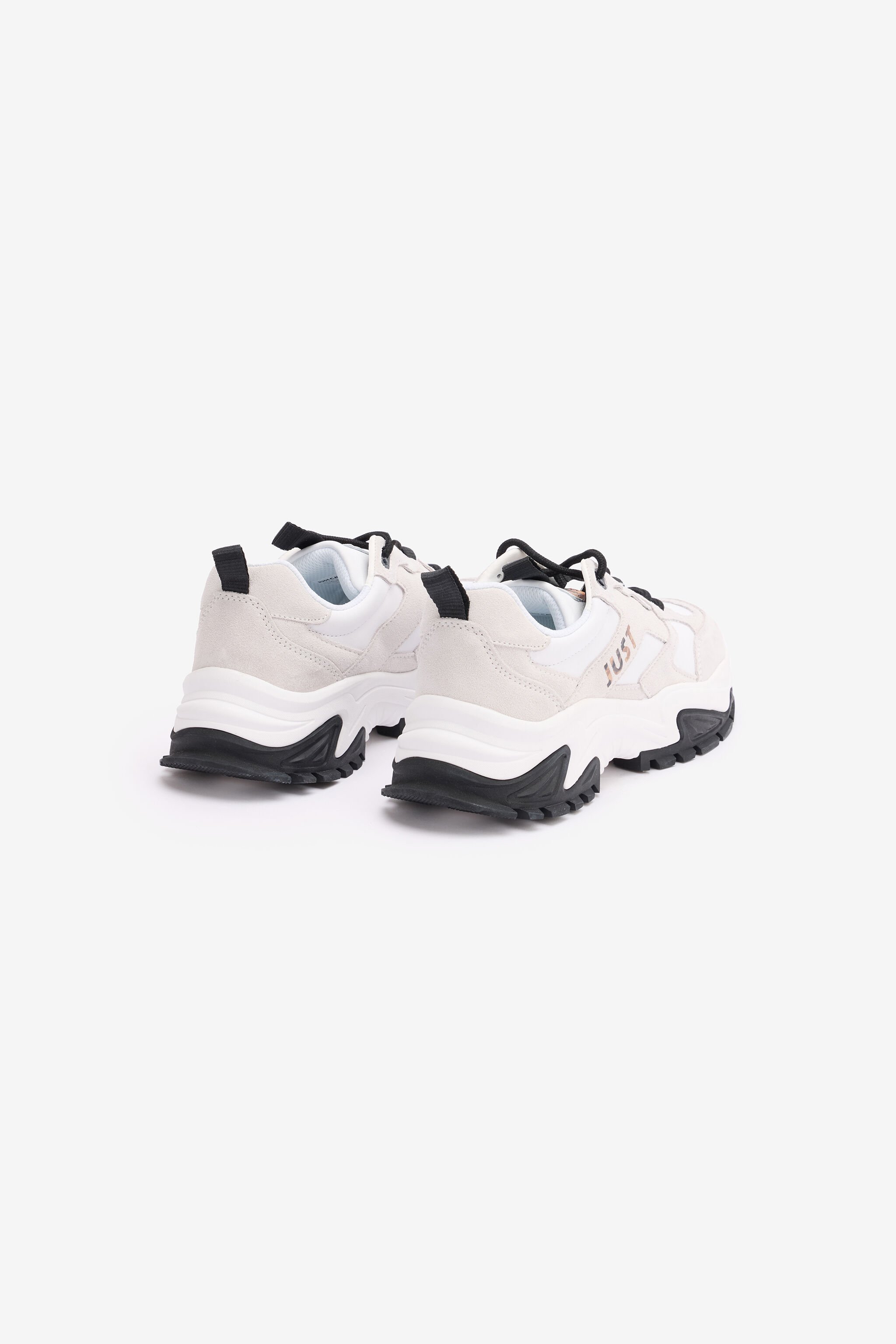 JC Sneakers With Jaguar Skin Logo White TFS043-TF363