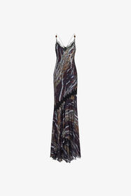 ${brand} Marble print long Dress ${colorDescription} ${masterID}