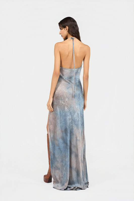 RC Artisanal Dyed Print  MID-BLUE XQT150-RK011