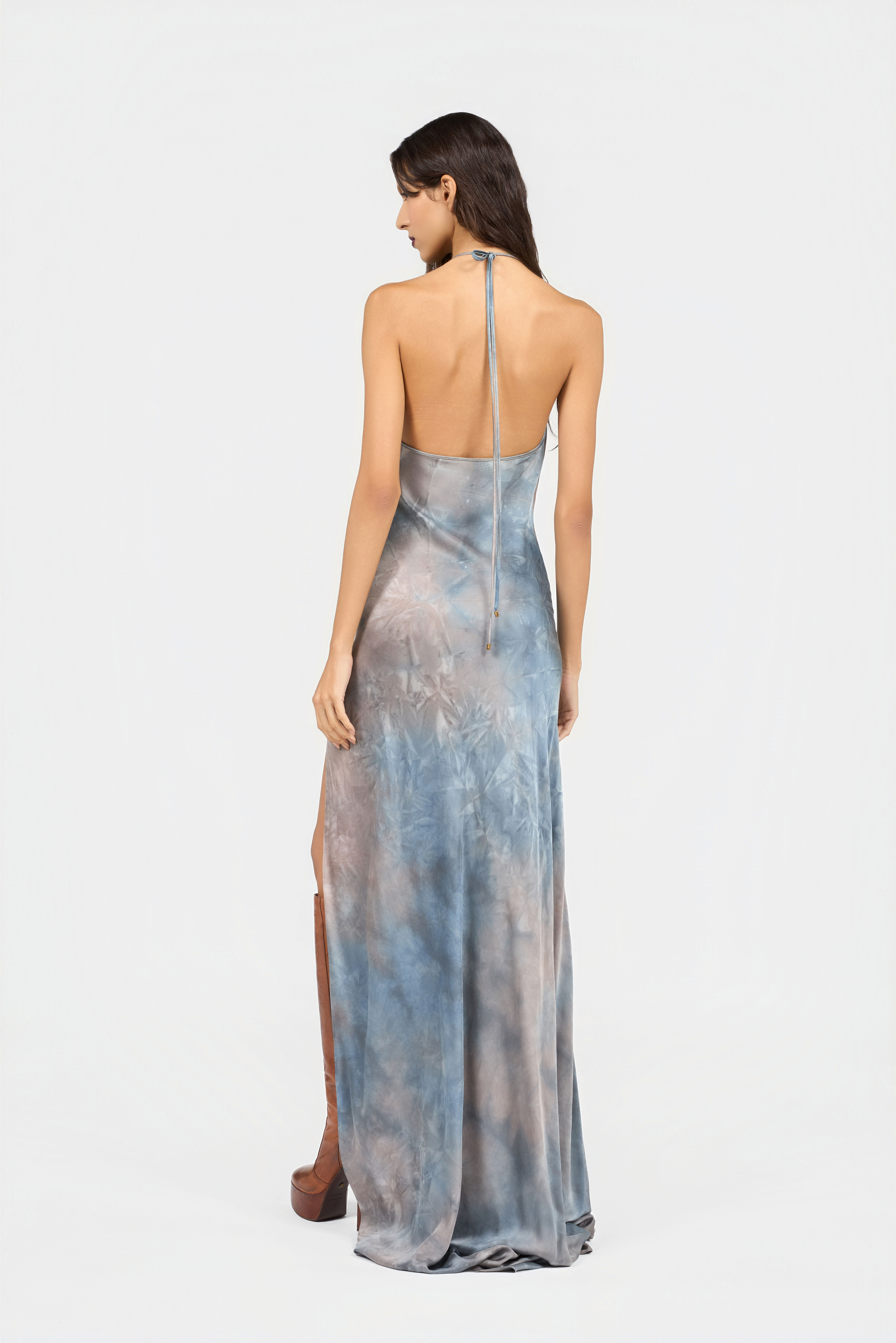 RC Artisanal Dyed Print  MID-BLUE XQT150-RK011