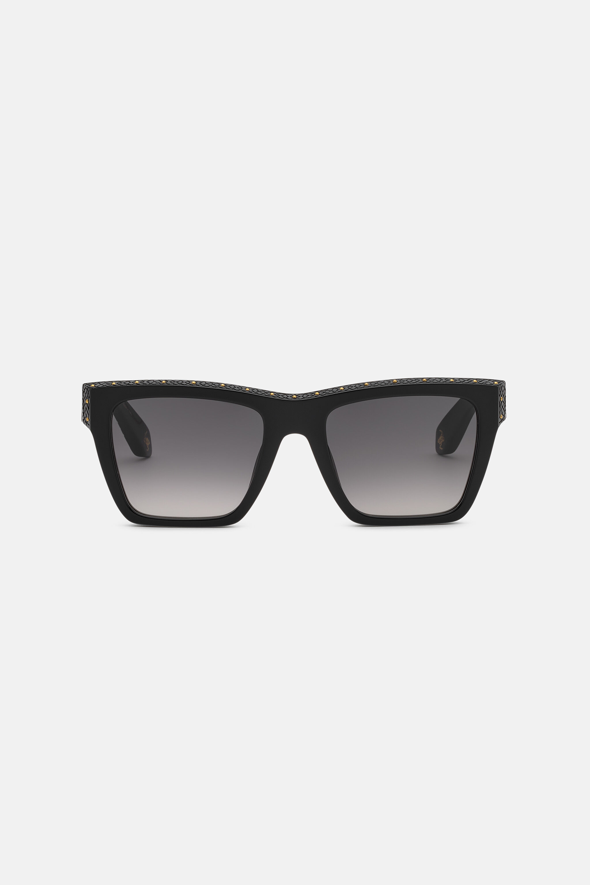 RC Rectangular front shape sunglasses  SHINY BLACK VALD09-ID247