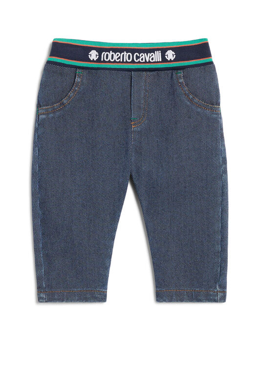 JU Logo waistband jeggings JU Logo waistband jeggings DENIM JJT20G-CF025