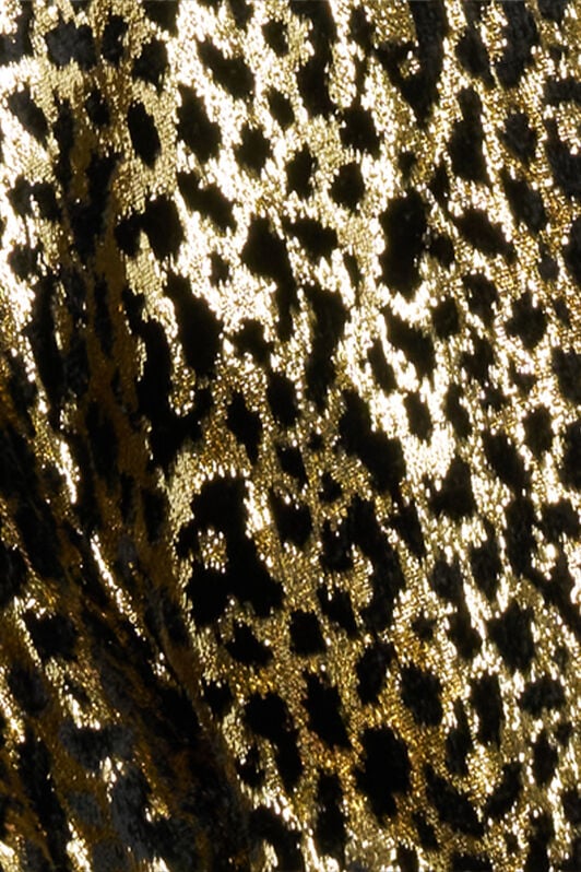 RC Fil Coupé Leopard Print Coat BLACK/GOLD WKT502-FT061