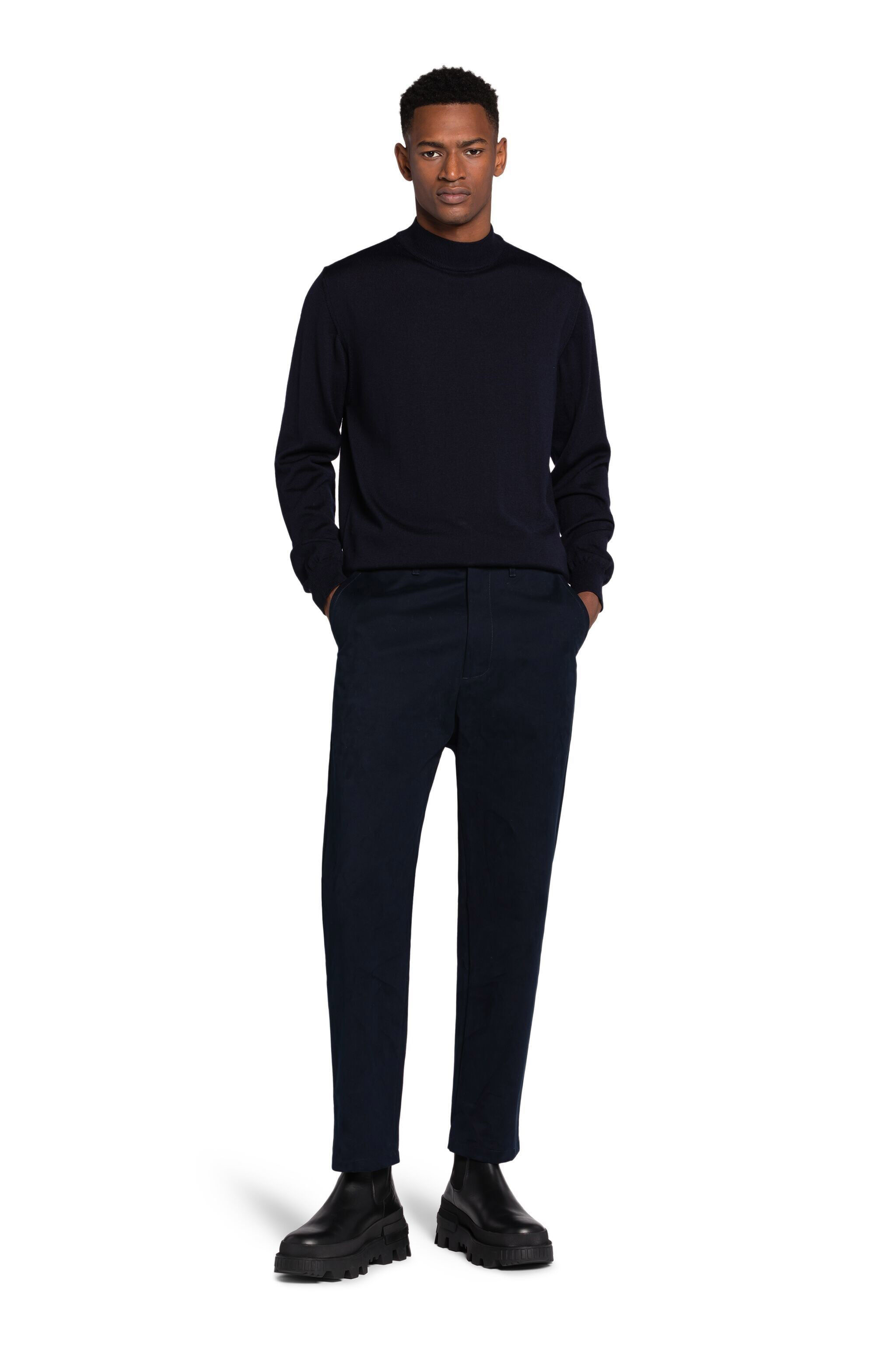 RC Wool Sweater Dark blue JSM00C-MQ030