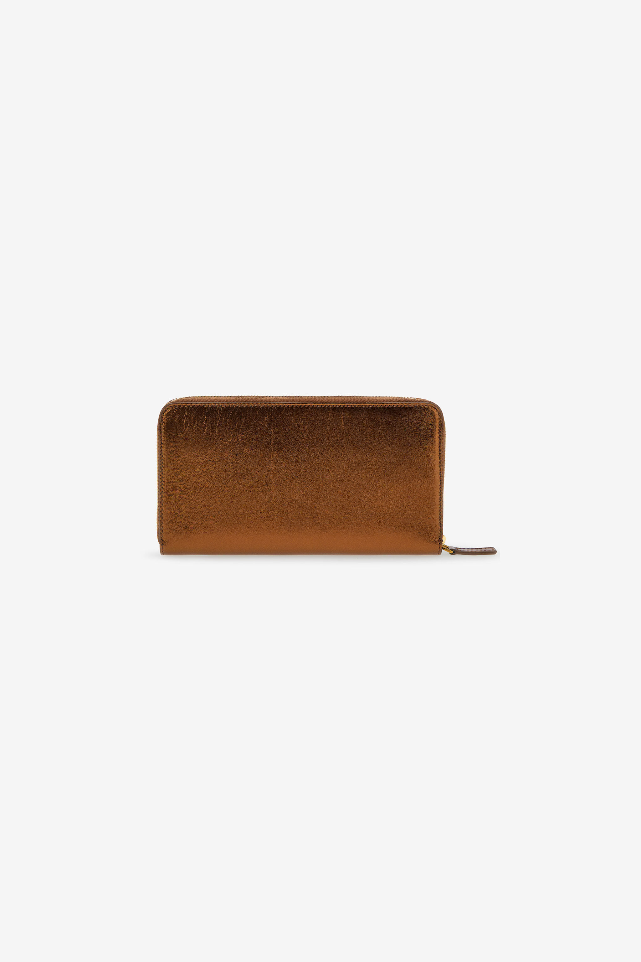 RC Wallet with Monogram RC and zip Bronze SKA001-PN199