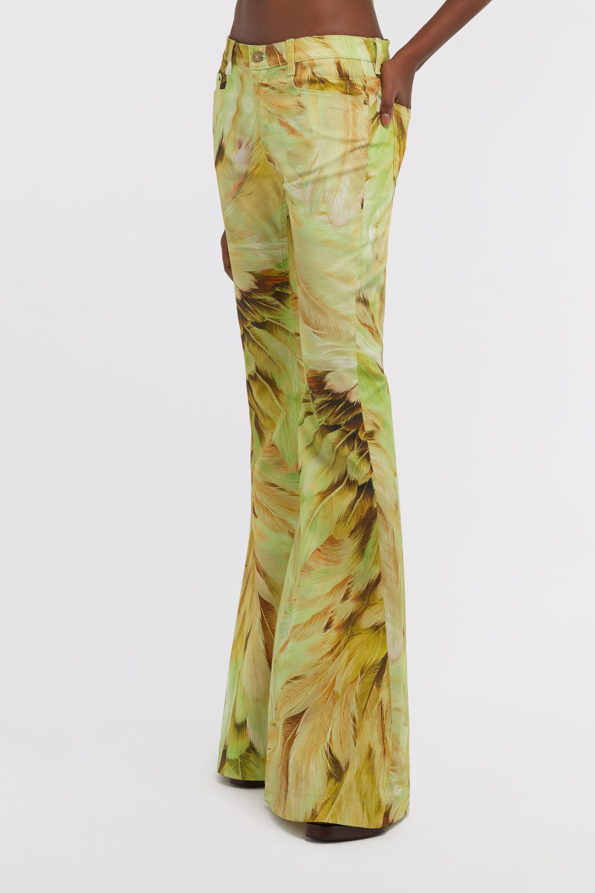 RC Plumage print denim Hellgrün SWJ205-DAL71