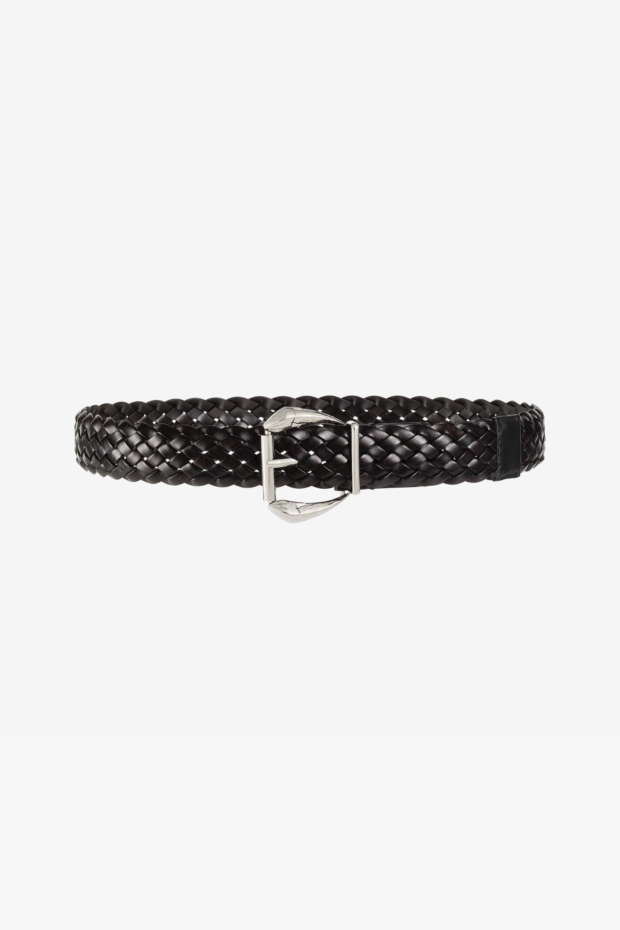 RC Logo-buckle belt Black QRC002-PZ132