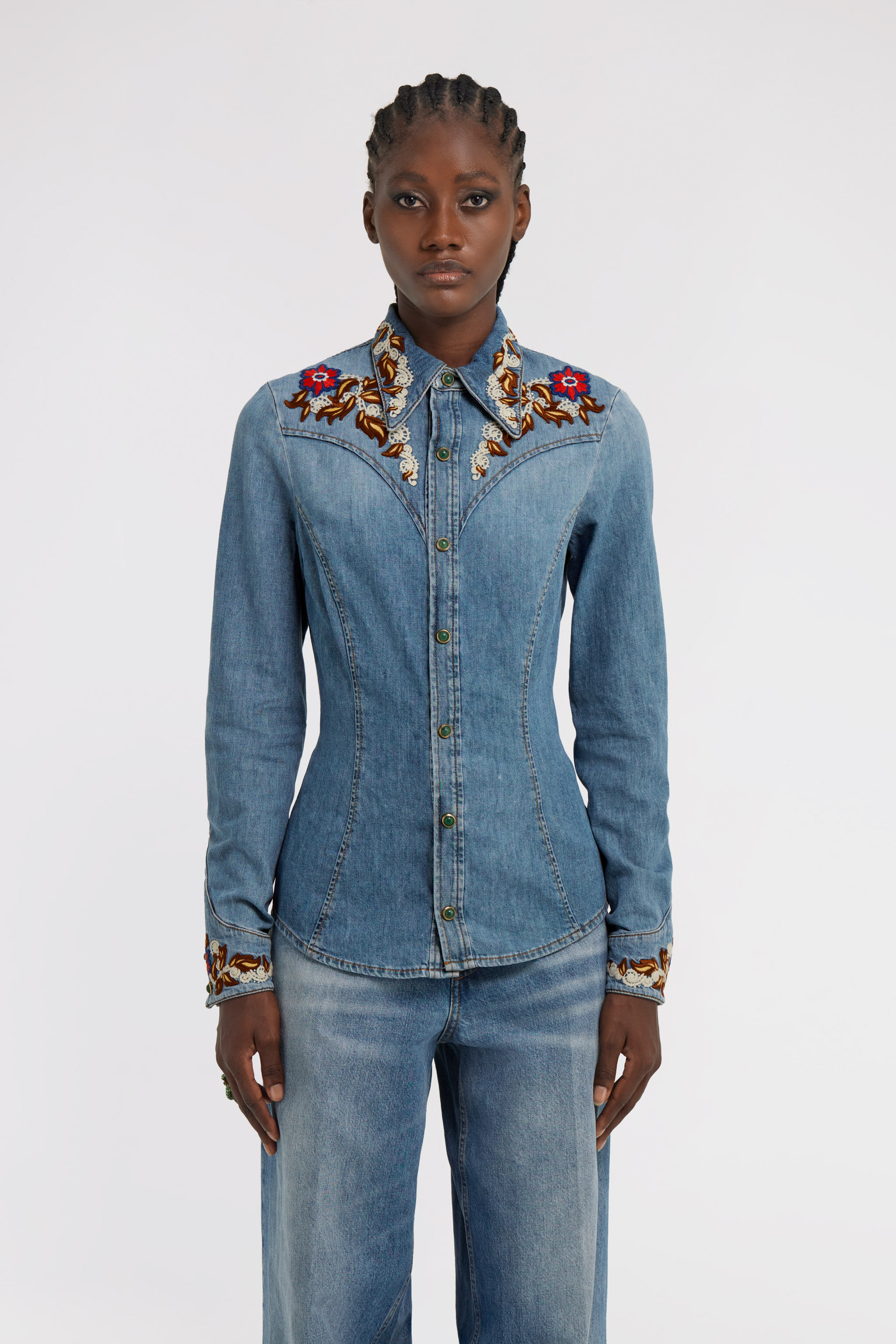 RC Jeans Blouse Blau TKJ705-VT001