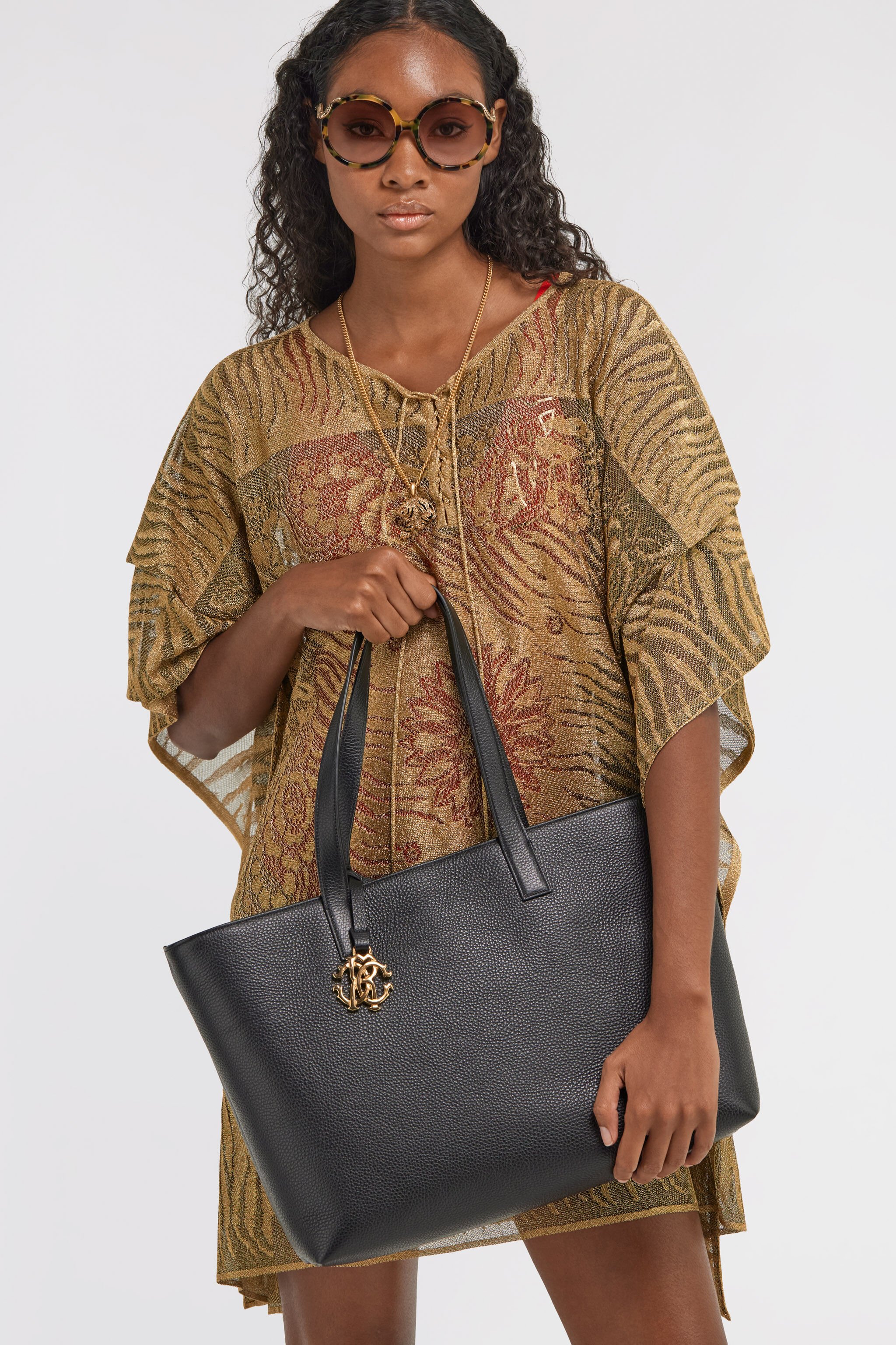 RC Leather Tote Bag Black SKB016-PZ241