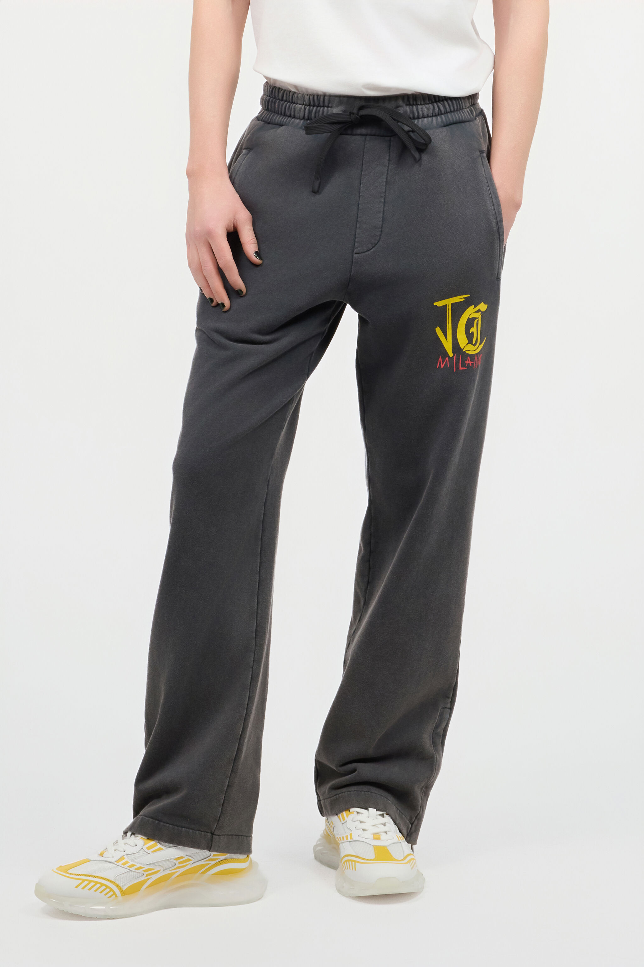 JC Pantalon De Jogging Avec Griffes Noir UFT001-UF015