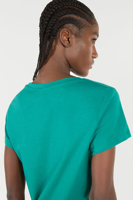 RC T-Shirt Mit Monogramm RC Und Logo Mit Nieten GREEN OOT60B-JD060