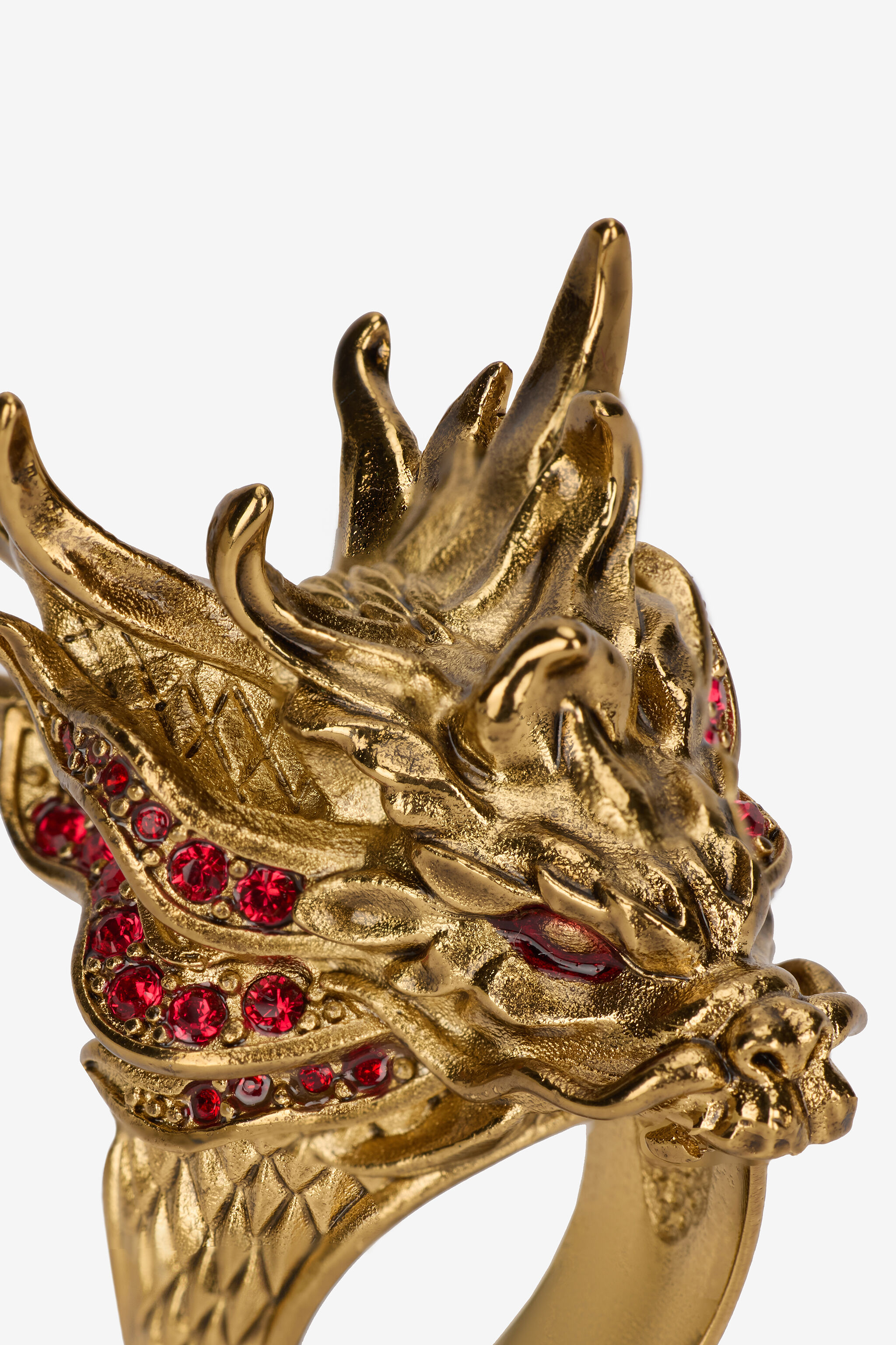 RC Cocktail Ring with Dragon Head Gold VKG031-AM072