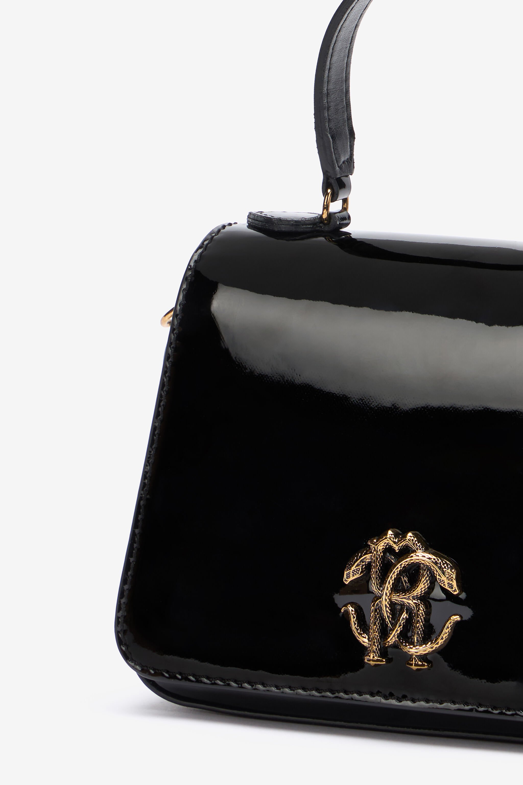 JU Mini Bag Mit Monogramm Mirror Snake BLACK UJB00B-ABJ04