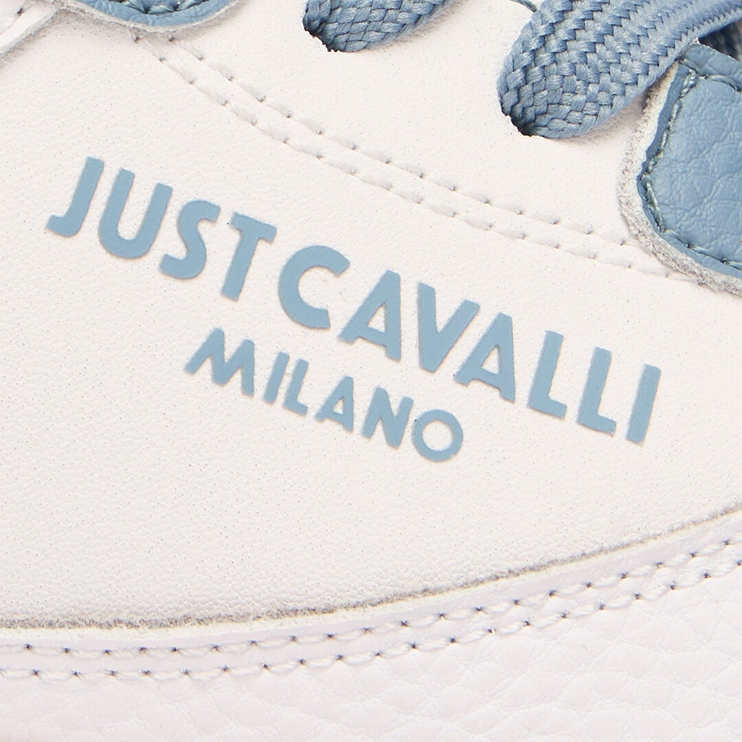 JC Sneakers With Contrasting Inserts White/Blue UFS023-UF298