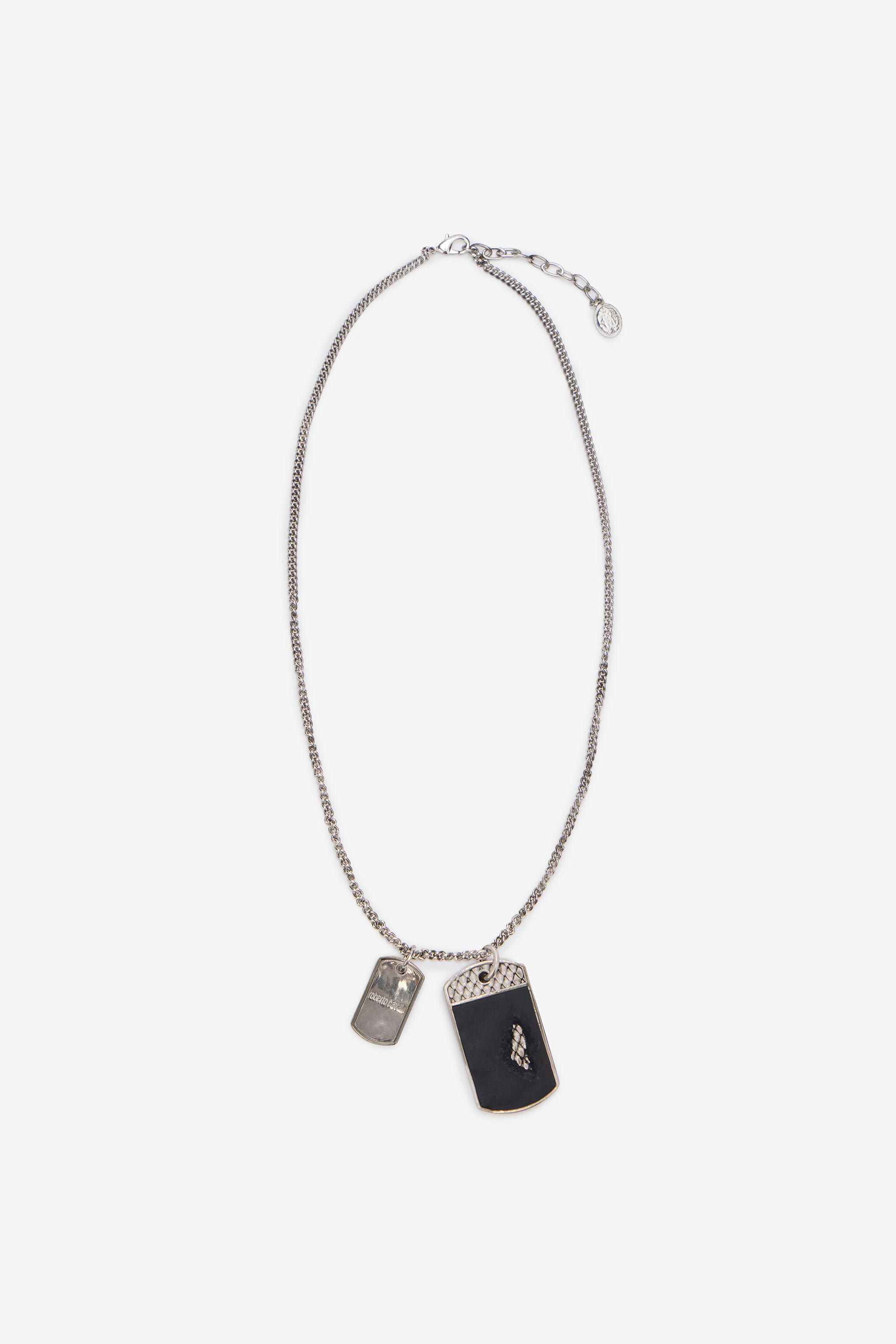 RC Collana Con Catenina E Doppio Ciondolo Argento VRG005-AM007
