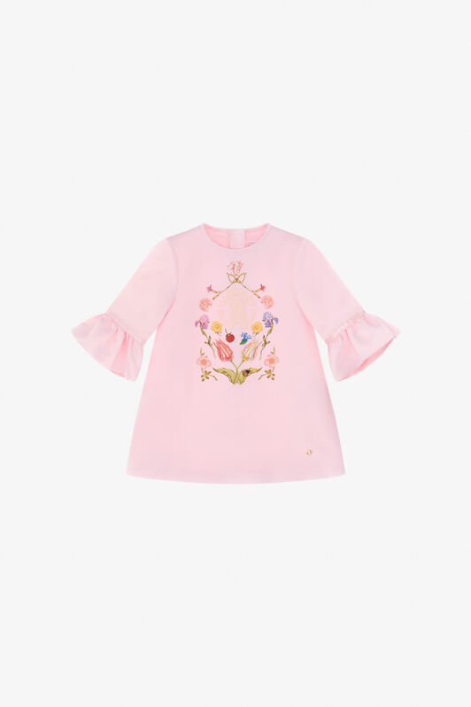 JU Abito con Logo RC Rosa TJT112-KU012