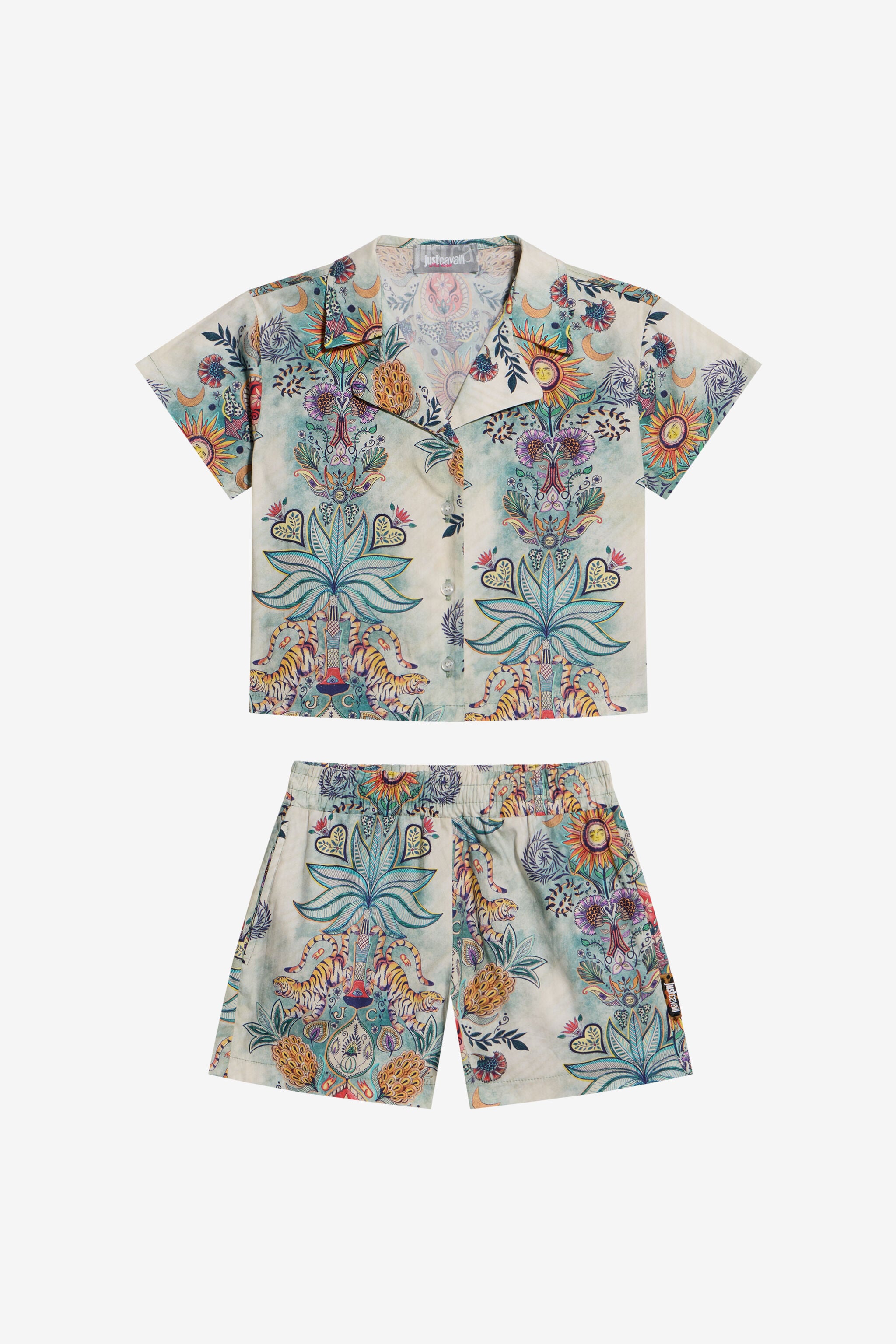 JC Hemd Und Bermuda-Set Mit Tropical Garden Print TROPICAL GARDEN WFT70R-CH028