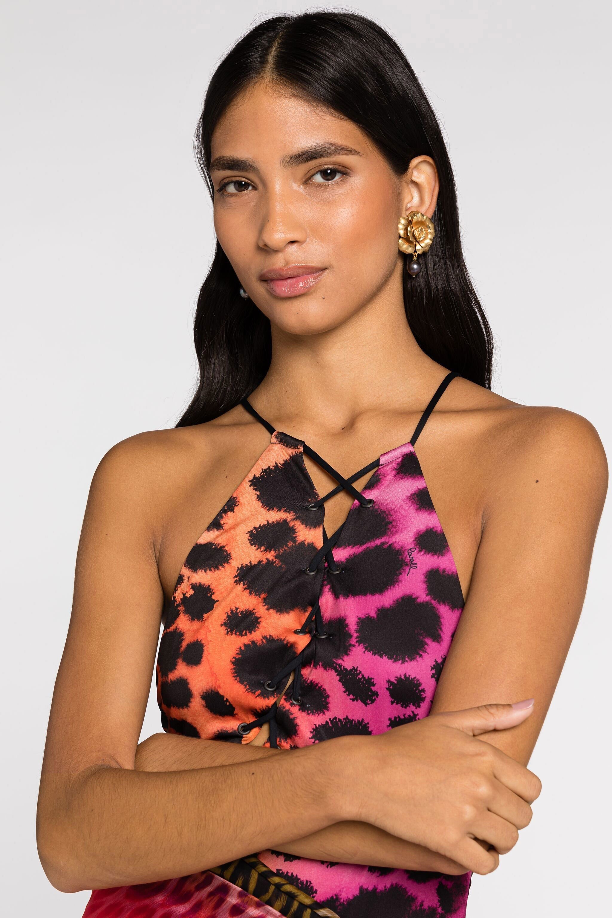 RC Murena Print Swimsuit Fuchsia QKW00F-LNF49