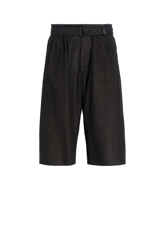 RC Python skin Bermuda shorts BLACK IMP210-UC059