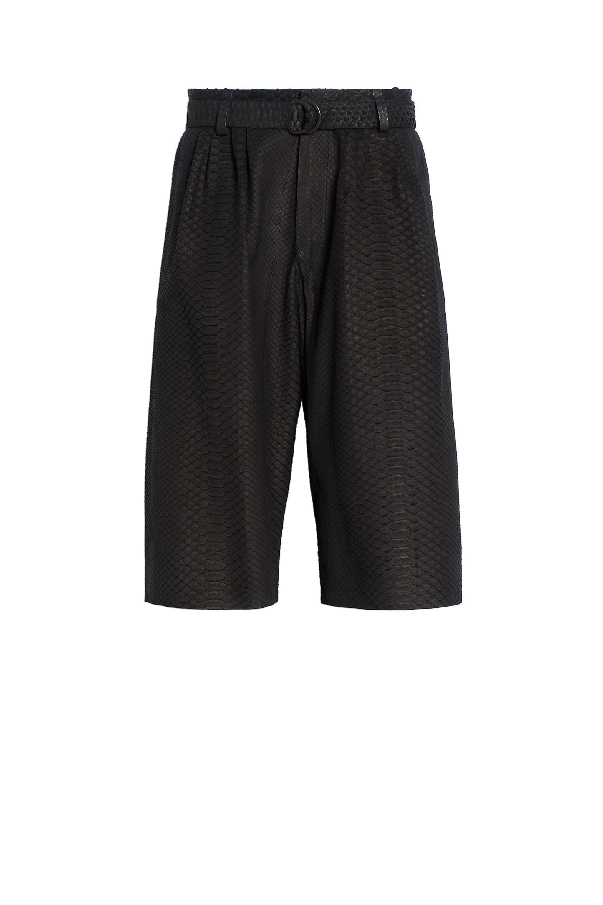 RC Python skin Bermuda shorts BLACK IMP210-UC059
