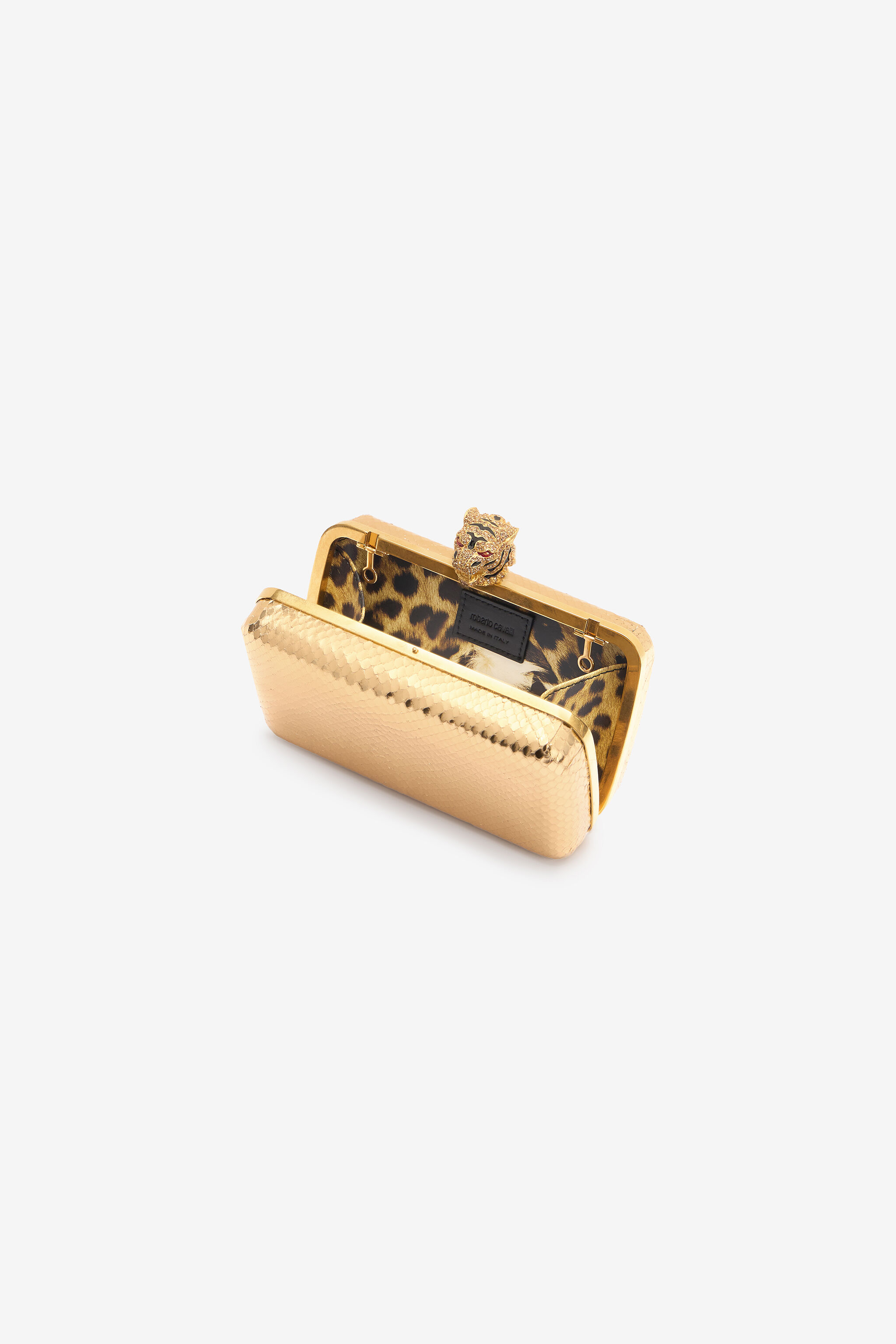 RC Tiger Leather Clutch Gold UKB014-PZ579