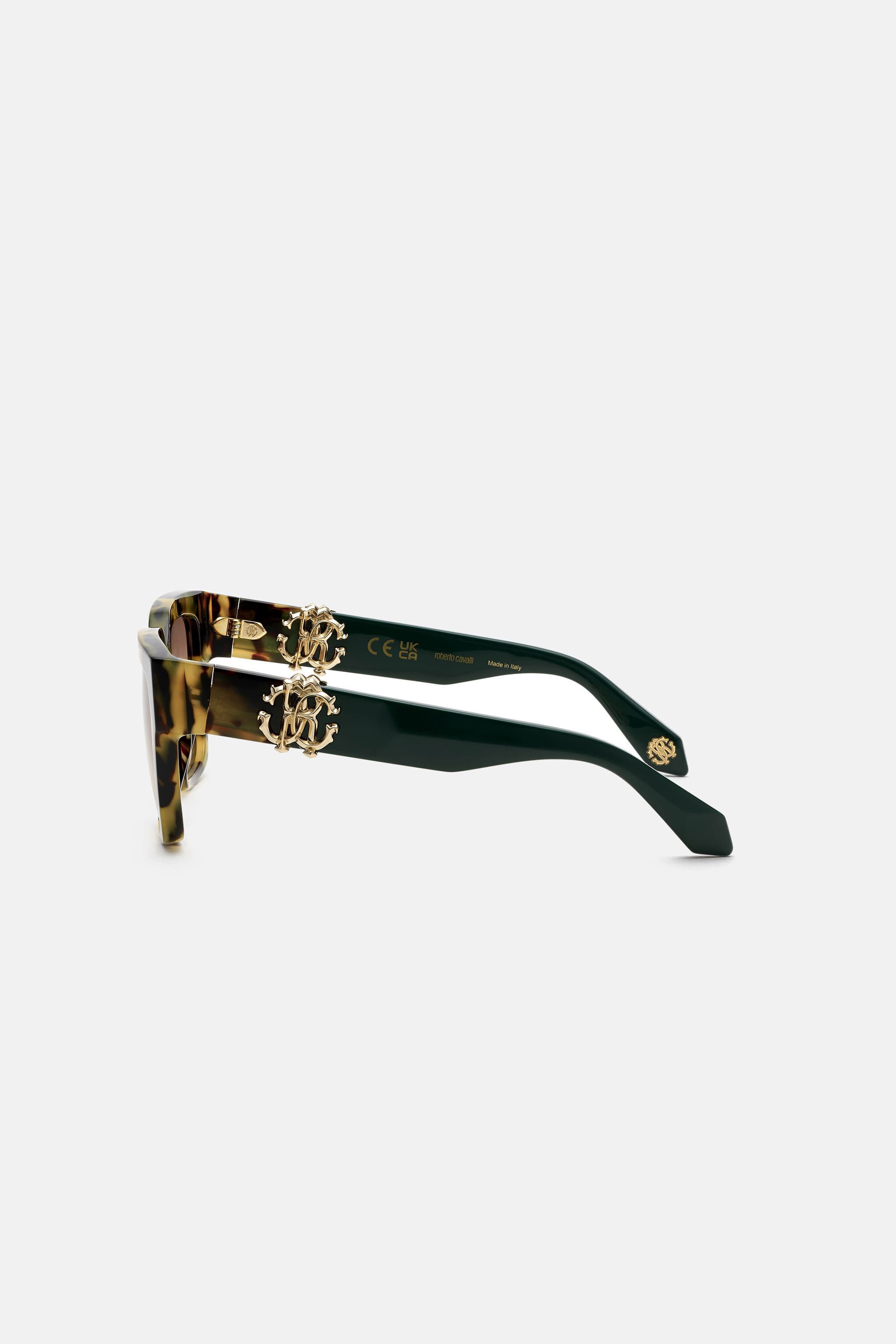 RC Sunglasses Roberto Cavalli Monogram Collection Marron foncé RALD83-ID086