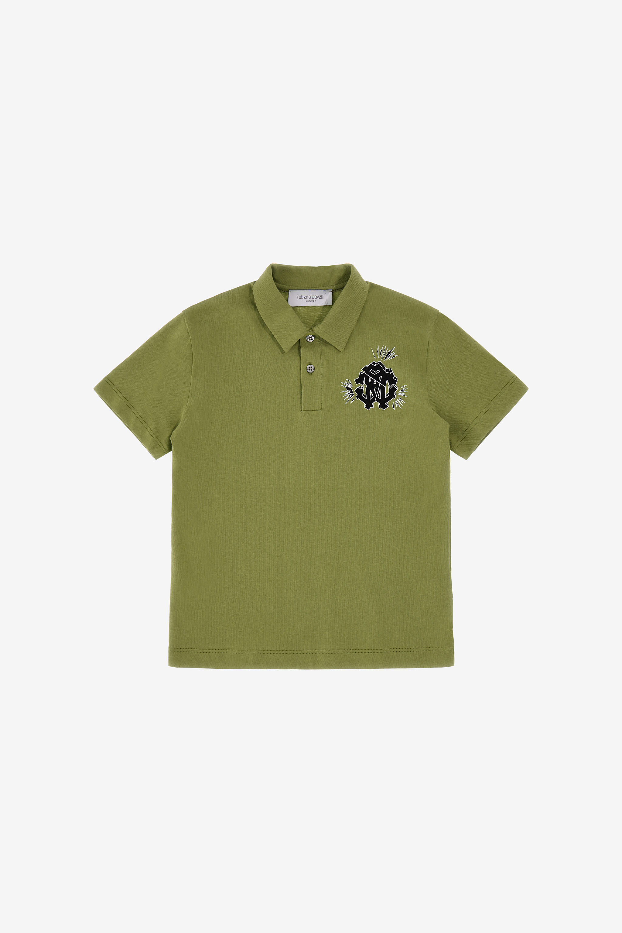 JU Logo polo t-shirt Green SJT634-JD001
