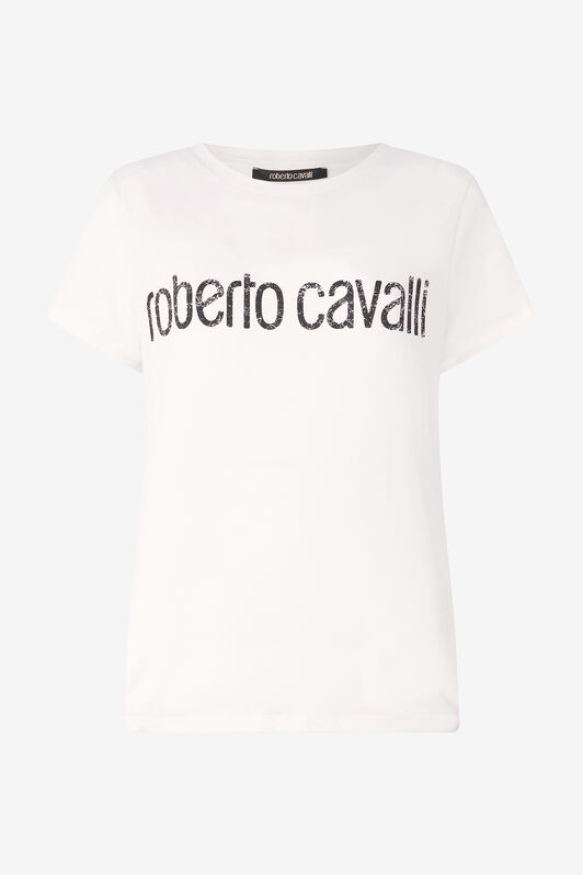 RC Camiseta Con Logotipo Efecto Usado WHITE POT60C-JD060