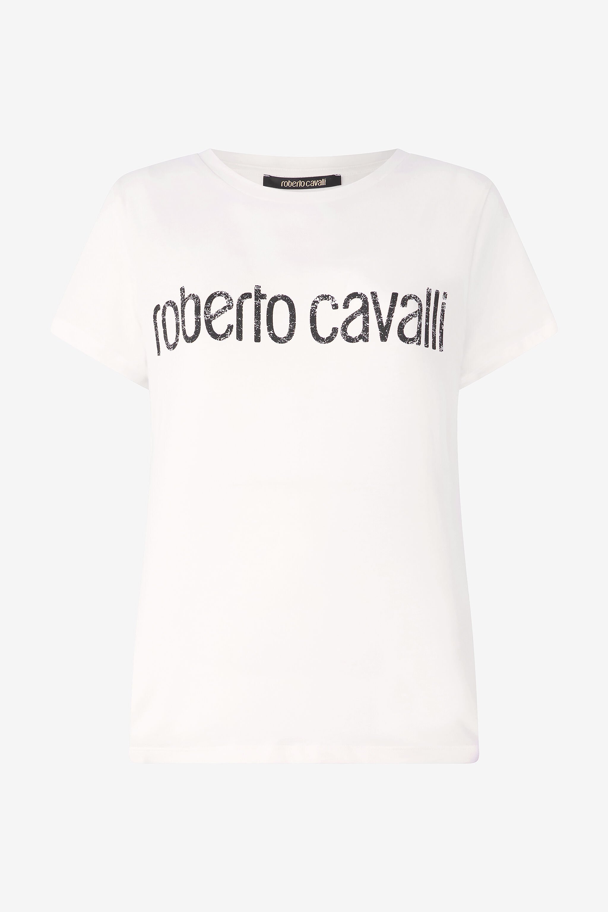 RC Camiseta Con Logotipo Efecto Usado WHITE POT60C-JD060