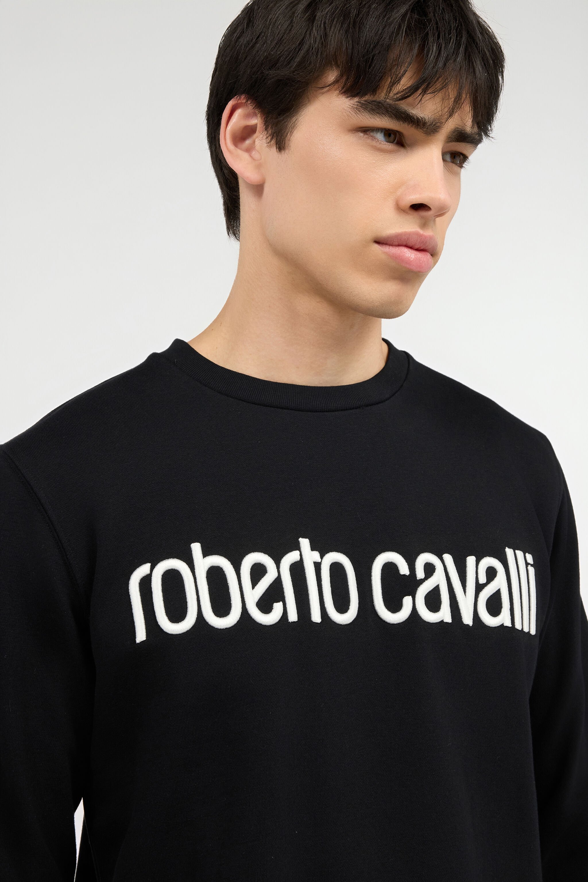 RC Black Sweatshirt with Logo BLACK POT66A-CF052