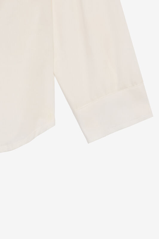JU Shirt With Shirt Front And RC Monogram Ivory UJT702-CH004