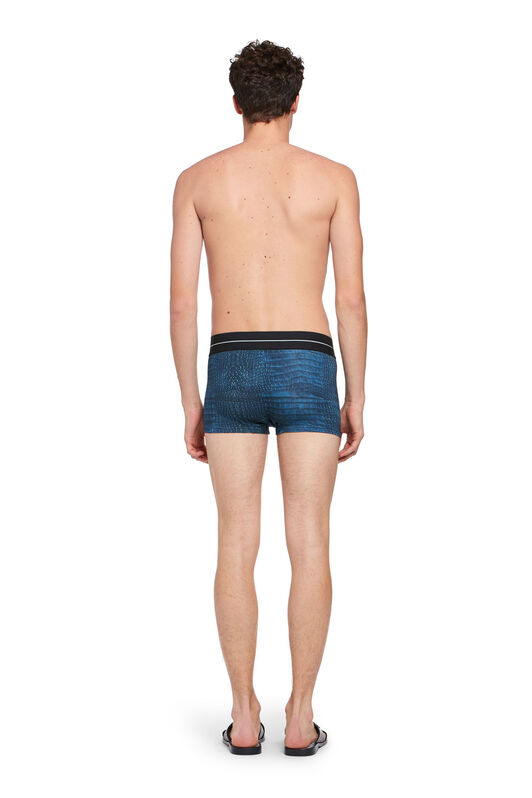 UG Blue crocodile print boxers UG Blue crocodile print boxers BLU IYO08I-JBP61