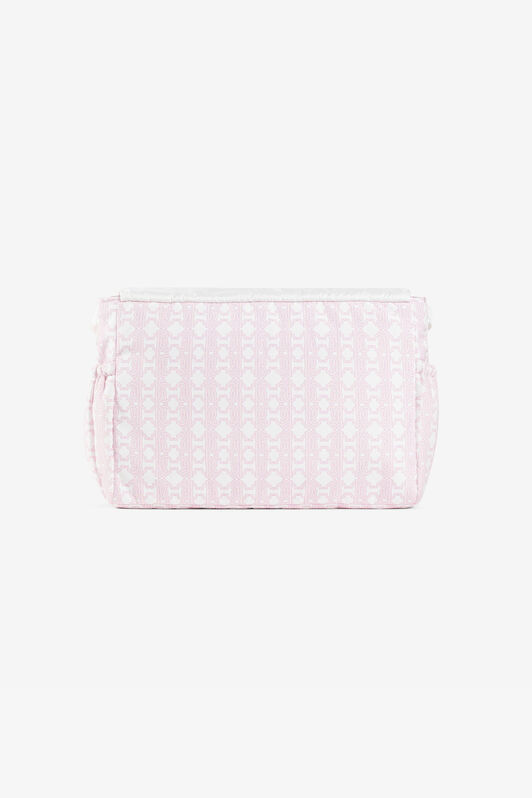 JU RC Monogram-Embroidered Changing Bag Pink RJT844-5RF66