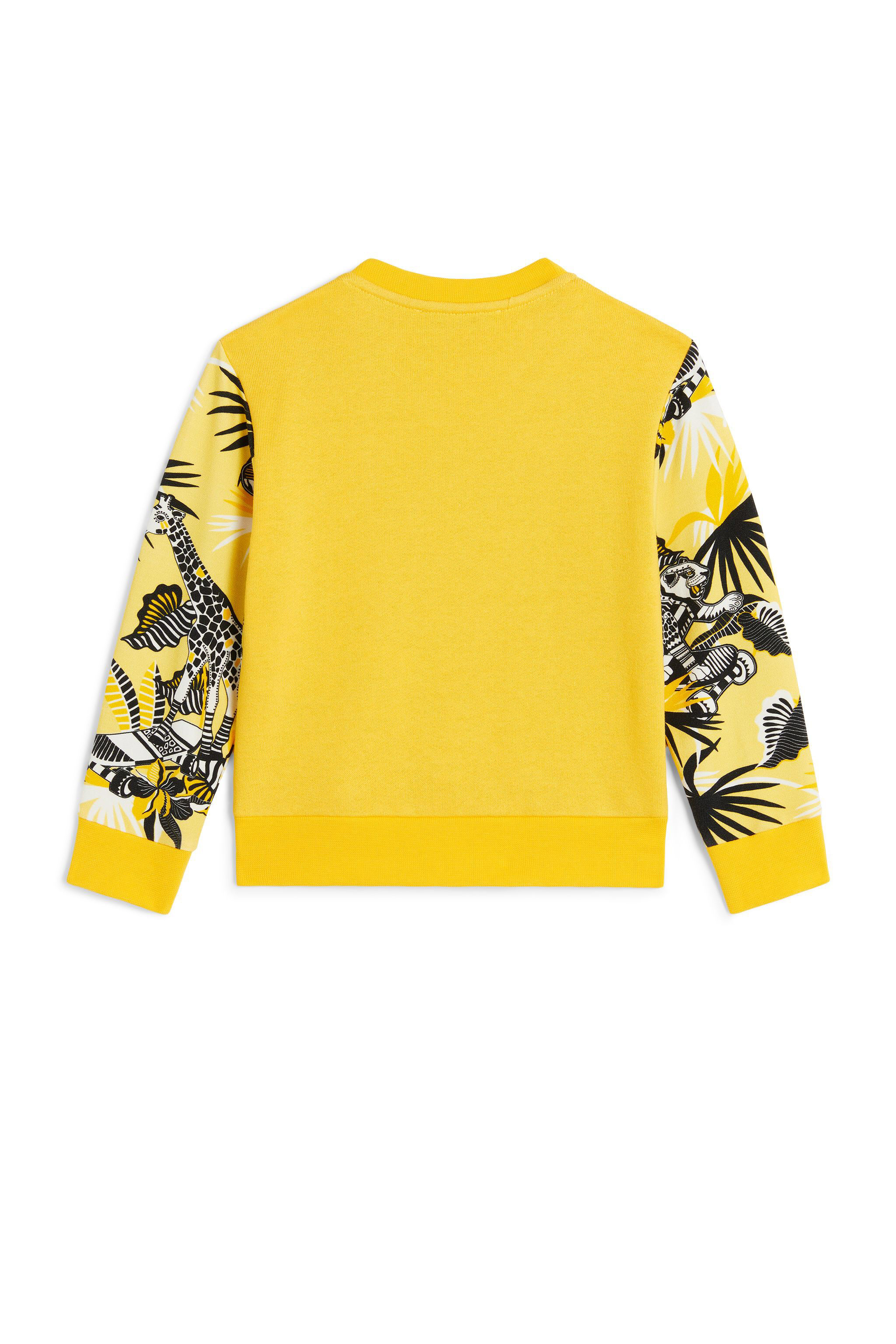 JU Logo animal-print sweatshirt DANDELION MJT90B-CF042