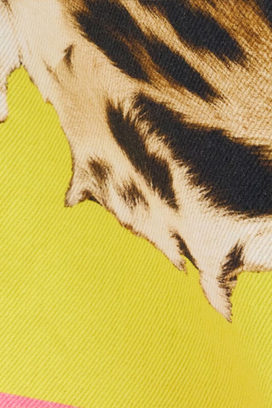 RC Jean à imprimé Cavalli Pop YELLOW WQJ207-DAR33