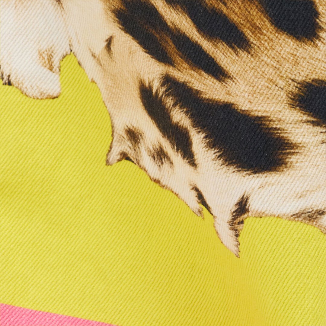 RC Jean à imprimé Cavalli Pop YELLOW WQJ207-DAR33