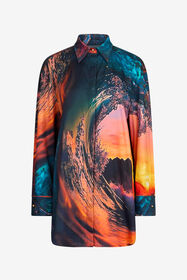 ${brand} Kleid mit Itaca-Print ${colorDescription} ${masterID}